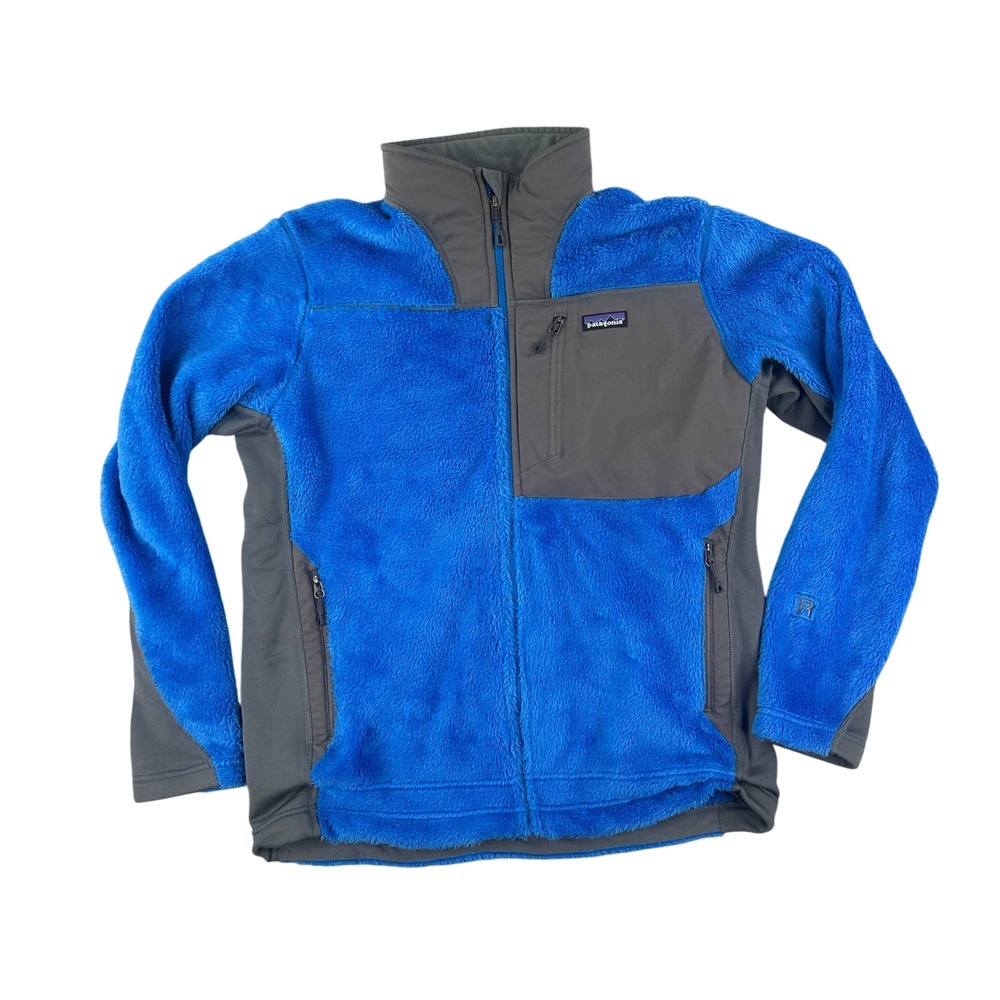 Patagonia Regulator Men's Large Blue R3 Hi-Loft Fleece Jacket Powder‎ 25700